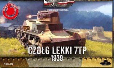 First to Fight 1/72 Model 7TP LIGHT TANK - single turret