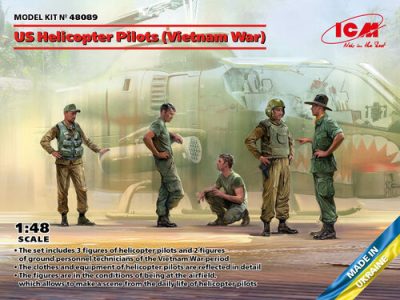 ICM 1/48 Figür US Helicopter Pilots
