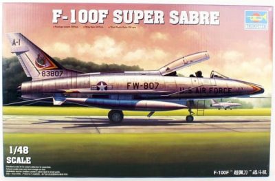 TRUMPETER 1/48 Maket F-100F Super Sabre