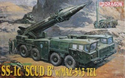 DRAGON 1/35 Model SS-1c SCUD B with MAZ-543 TEL (Iraq Decal is not included in the box)