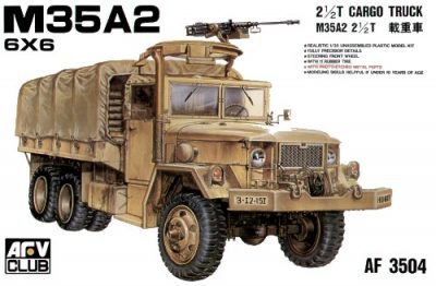 AFV Club 1/35 Model American 6x6 truck M35A2 2 1/2 ton