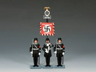 King & Couıntry Kurşun Asker “Leibstandarte Adolf Hitler Standart Seti” (3'lü set)