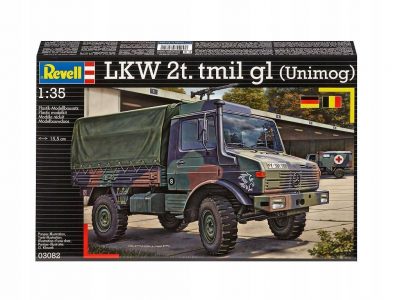 REVELL 1/35 Model  03082 UNIMOG Lkw 2t tmilgl