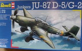 Revell 1/72 ölçek Junkers Ju-87 D-5/G-2 uçak maketi