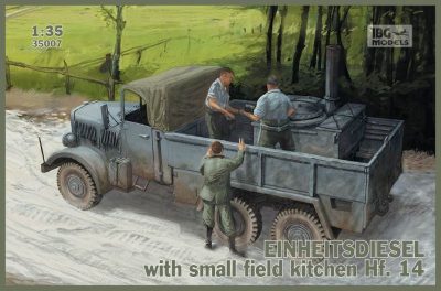 IBG 1/35 Model Einheitsdiesel with small field kitchen Hf. 14