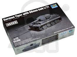 Trumpeter 1/72 scale  German  Tiger with 88mm kwk L/71  Tank