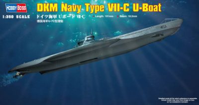 Hobbyboss 1/350 ölçek Alman Deniz Kuvvetleri  Type VII-C U-Boat Denizaltı