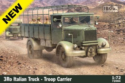 IBG 1/72 Model 3Ro Italian Truck – Troop Carrier