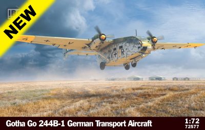 IBG 1/72 Maket Gotha Go 244B-1 German Transport Aircraft