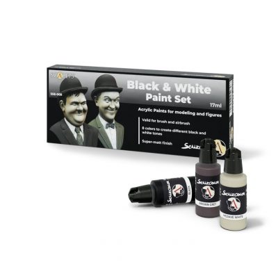 Scale 75 BLACK and WHITE Paint set
