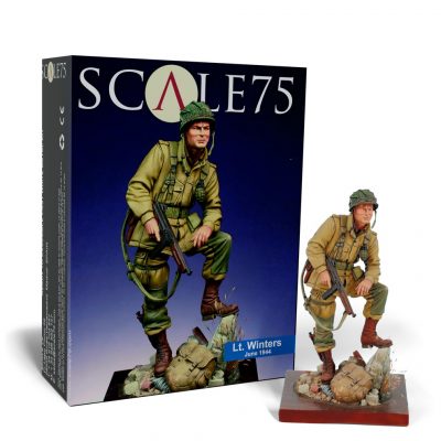 SCALE 75  75mm White Metal Figure Lt. WINTERS