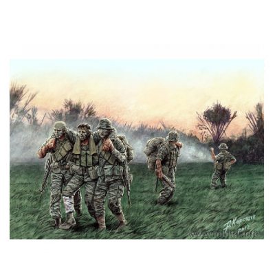 MASTER BOX 1/35 figure Huey'e git! - Vietnam Savaş Serisi
