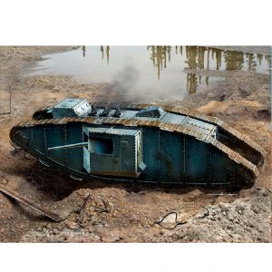 Masterbox 1/72 Maket MK II Erkek İngiliz Tankı, Arras Savaş Dönemi, 1917