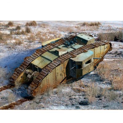 Masterbox 1/72 Model MK II Female British Tank, Arras Battle period, 1917