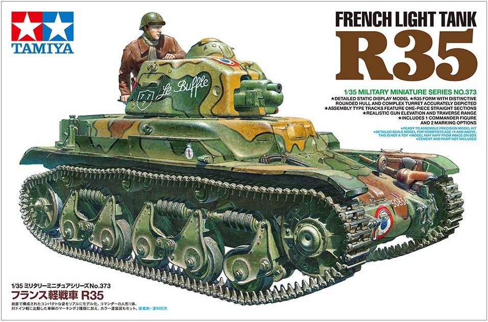 Tamiya 1/35 Maket R35 French Light Tank