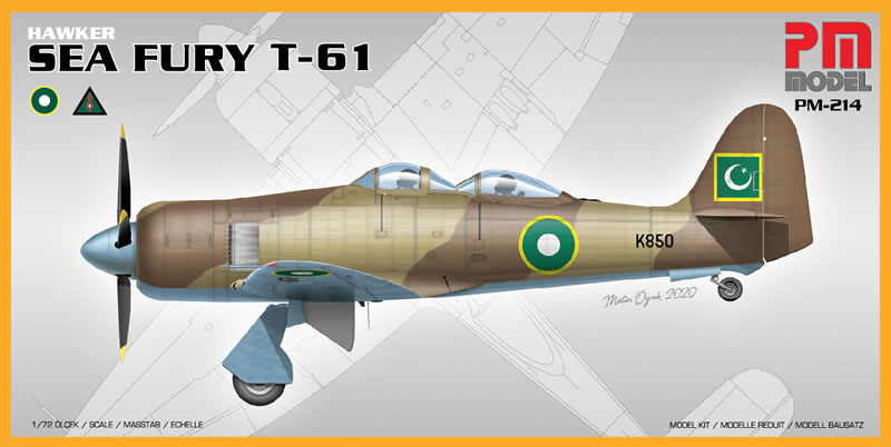 PM MODEL 1/72 Sea Fury T-61
