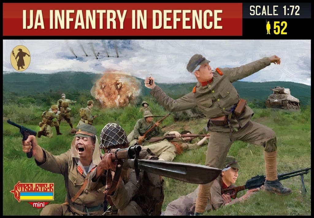 Strelets 1/72 scale IJA Infantry in Defence second world war