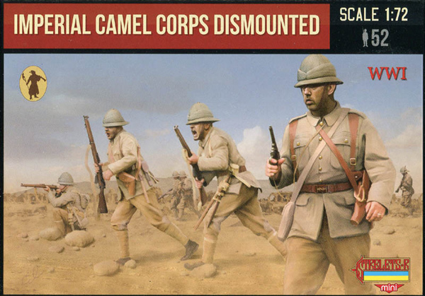 Strelets 1/72 Imperial British Camel Corps Dismounted first world war