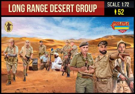 Strelets 1/72 scale  Long Range Desert Group.second world war