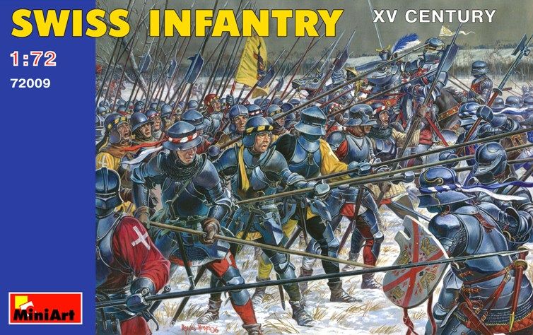 MINIART 1/72 Figure Swiss Infantry. XV century