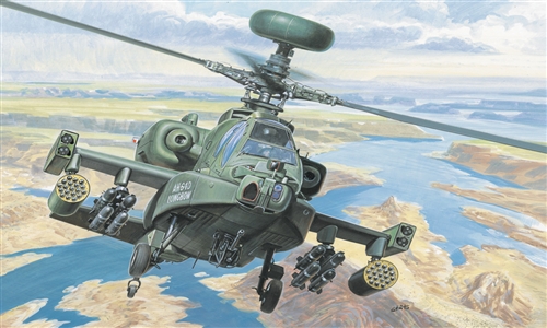 ITALERI 1:72 Model AH - 64 D APACHE LONGBOW