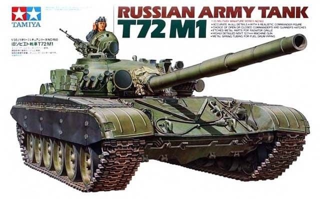 TAMIYA 1/35 Maket Russian Army Tank T72M1